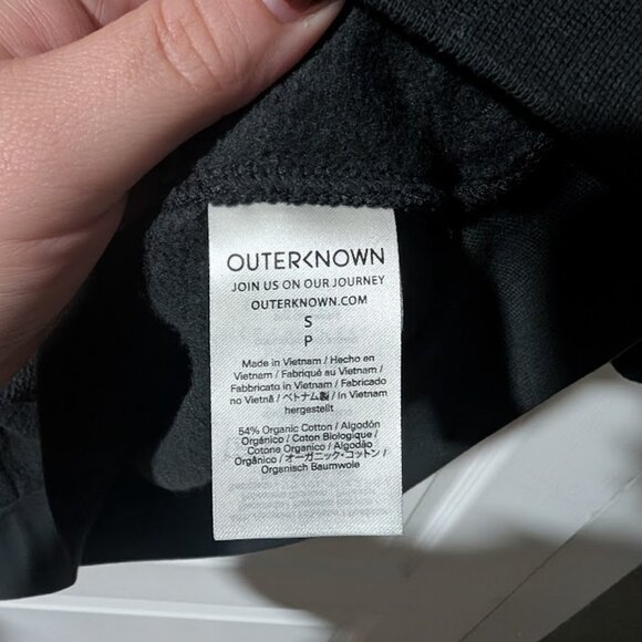 Outerknown | Hightide Hoodie Dress In Charcoal - Picture 10 of 11